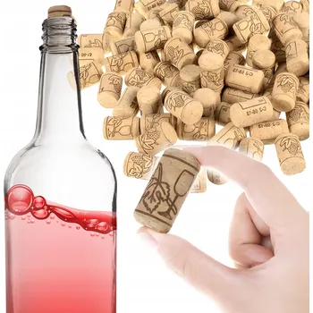 Korek do lahví vína, zátka na víno, sada kapslí na láhve Likéry