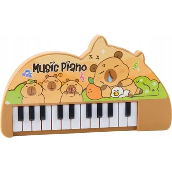 Hudební nástroj pro děti Hudební pianko pro děti Kapybara Mini Keyboard 22 kláves