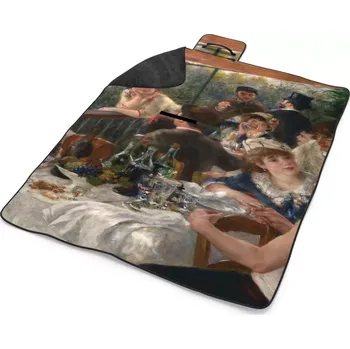 deka Sablio Plážová deka Snídaně veslařů - Auguste Renoir: 200x140 cm