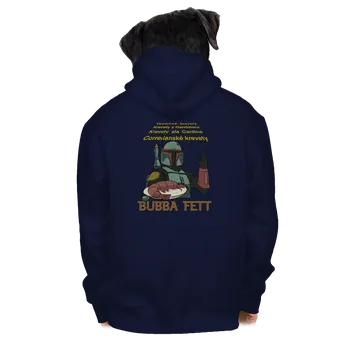 Pánská mikina Bastard Bubba Fett pánská mikina na zip Navy