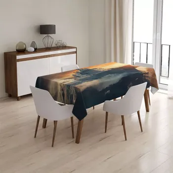 ubrus Sablio Ubrus Válečná loď v rozbouřených vodách - 130x170 cm