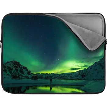 pouzdro na notebook Sablio Obal na notebook Zelená záře - 13"