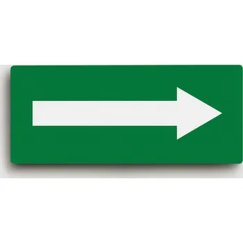 Traiva s.r.o. Směrová šipka k uzávěru Verze: Samolepka 210 x 80 mm tl. 0.1 mm - Kód: 01560