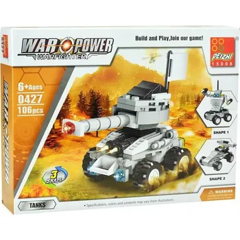 ostatní stavebnice Stavebnice 106 dílků War Power - tank