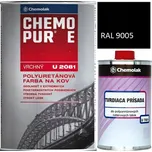 CHEMOPUR E POLYURETANOVÁ BARVA 5L ČERNÁ