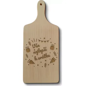 Kuchyňské prkénko Sablio Prkénko Vše nejlepší k svátku 2