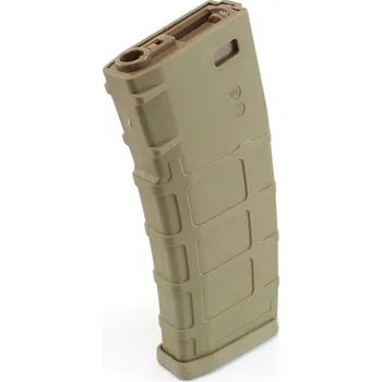 Airsoft E&C Polymerový zásobník PMAG pro M4 na 300 ran, točný - TAN