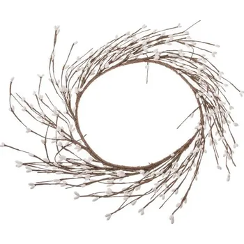 Casa de Engel Věnec bílé květy Ø 38cm 20