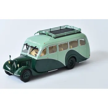 autíčko Hachette Citroen U23 Tipo 23 Besset 1947 1:43 - časopis s modelem Citroen U23 Tipo 23 Besset - 1947 kovový model autobusu