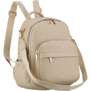 Městský batoh ROVICKY Dámský batoh s kapsami Barva: Béžová
