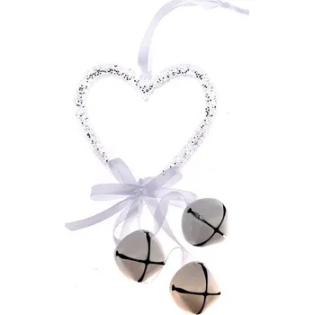 Casa de Engel Závěsné srdce s rolničkami