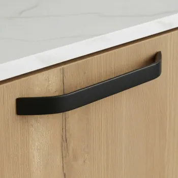 Nábytkové kování Interex design Úchytka ZANAR / Černá matná 96 mm