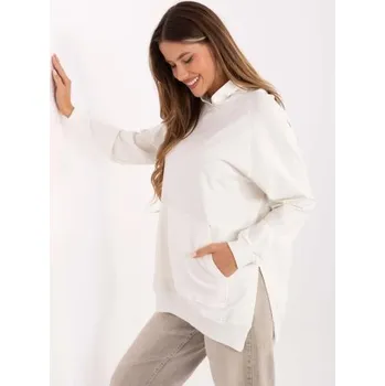 Dámská mikina Ecru mikina s kapucí a kapsami