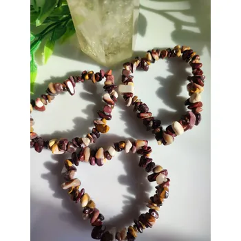 Náramek JASPIS MOKAIT náramek sekaný