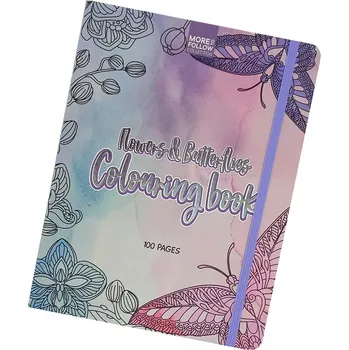 omalovánky Kids Dívčí omalovánky - Květiny a motýli