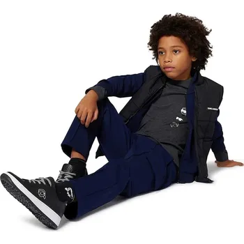 Chlapecké kalhoty Dětské tepláky Karl Lagerfeld tmavomodrá barva, Z30627 Z30627.162.174 59X, vel. 174