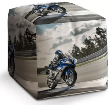 Taburet Sablio Taburet Cube Motorkář: 40x40x40 cm