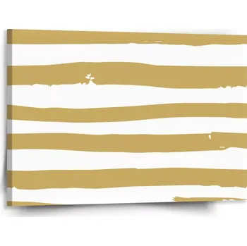 Obraz Sablio Obraz Zlaté pruhy - 150x110 cm
