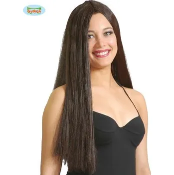 Paruka rovná dlouhá hnědá