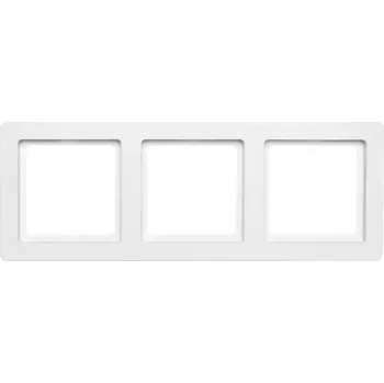 vypínač Rámeček Q1 3násobný bílý Hager 10136089