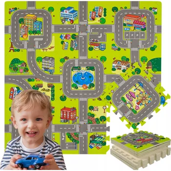 Pěnové puzzle Humbi Město Uličky