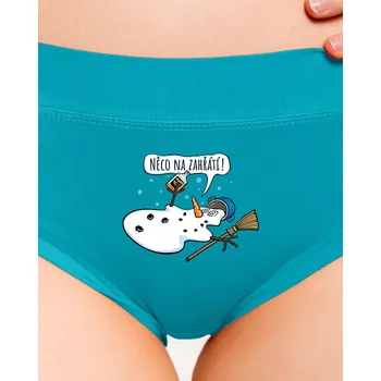 Souprava dámského spodního prádla Bastard Něco na zahřátí dámské kalhotky Turquoise