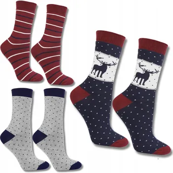 Dámské ponožky MORAJ Ponožky dámské ponožky zimní silné froté teplé 3 páry velikost 35-38