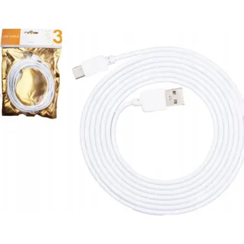 Datový kabel Datový kabel, Konektor USB A, USB-C, Délka kabelu 3 m