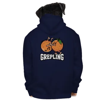 Pánská mikina Bastard Grepling pánská mikina na zip Navy