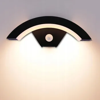 Venkovní osvětlení VENKOVNÍ LED SVÍTIDLO NAD VCHODOVÉ DVEŘE S POHYBOVÝM SENZOREM 18W IP65