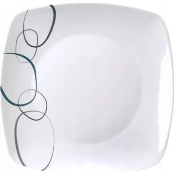 Talíř Plochý talíř z melaminu Cascade Brunner