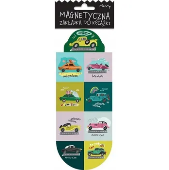 Obraz Magnetická záložka ovál Auta