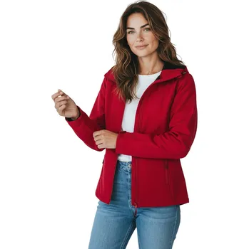 Baty Dámská červená zateplená jarní softshellová bunda TARY Barva: Červená, Velikost: 3XL