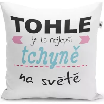 Polštář Sablio Polštář Tohle je ta nejlepší tchyně na světě: 40x40 cm