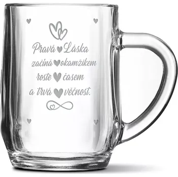 Sklenice Sablio Půllitr Pravá láska: 0,5