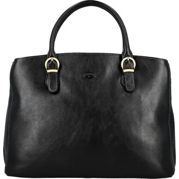 Kabelka Dámská kožená kabelka do ruky černá - Katana Siara černá