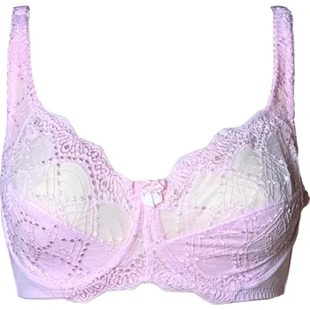 Podprsenka Dámská krajková podprsenka růžová 1312 Velikost: 85C