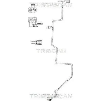 Vedení klimatizace Vysokotlaké / nízkotlaké vedení, klimatizace TRISCAN 9010 29049