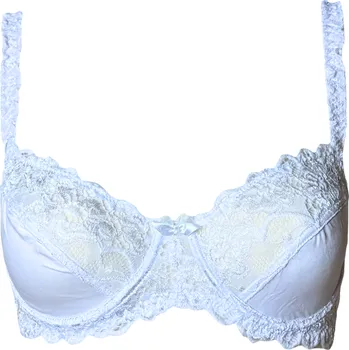 Podprsenka Dámská krajková podprsenka bílá 8018 Velikost: 100B