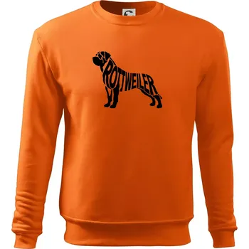 Pánská mikina Rotvajler - Mikina Essential pánská - 2XL ( Oranžová )