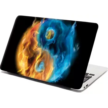 samolepka Sablio Samolepka na notebook Ohnivé jin a jang - 29x20 cm