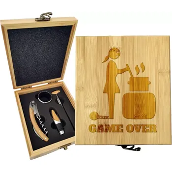 Víno Sablio Dárková sada na víno Game over 2: 147×168×49 mm
