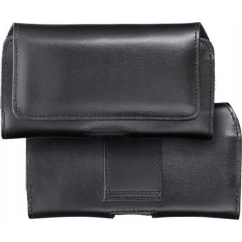 Pouzdro na mobilní telefon Univerzální kožené pouzdro na opasek ROYAL horizontální velikost L pro IPHONE 12 /