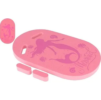 Plovací deska Teddies Plovací deska mořská panna pěnová 24x41cm ve fólii