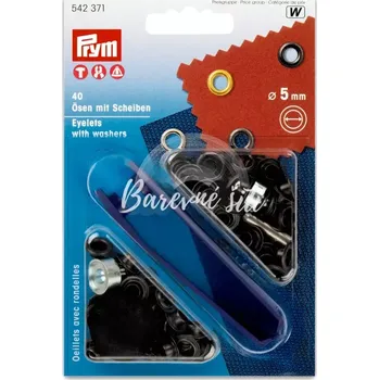 Průchodky Černé Prym 5mm (E) (Průchodky, Šicí potřeby od Prym)