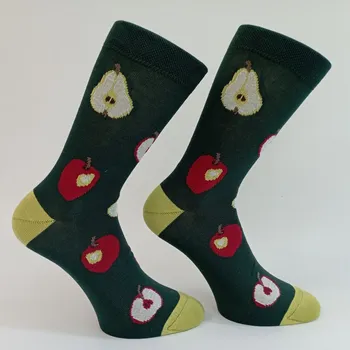 Dámské ponožky české ponožky TREPON APPLE tmavozelené velikosti ponožek: 24-27 ( EUR vel. 37-41)