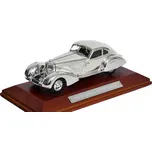 ATLAS Mercedes-Benz 500K 1:43 - Silver Cars časopis s modelem Mercedes 500K - kovový modeL