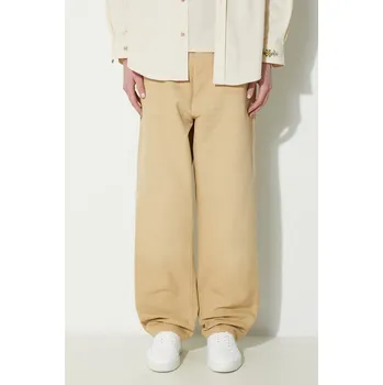 Džíny Carhartt WIP Single Knee Pant pánské, I031497.1YH3K, 33/32, béžová, 12X