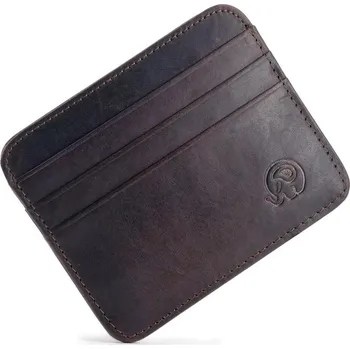 Joy-sperky Kožené pouzdro na kreditní karty a vizitky Brown II. Hnědá