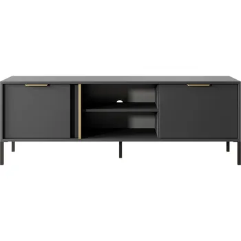 Televizní stolek LARS a | TV stolek RTV 153 2D | 153,1 cm | antracit